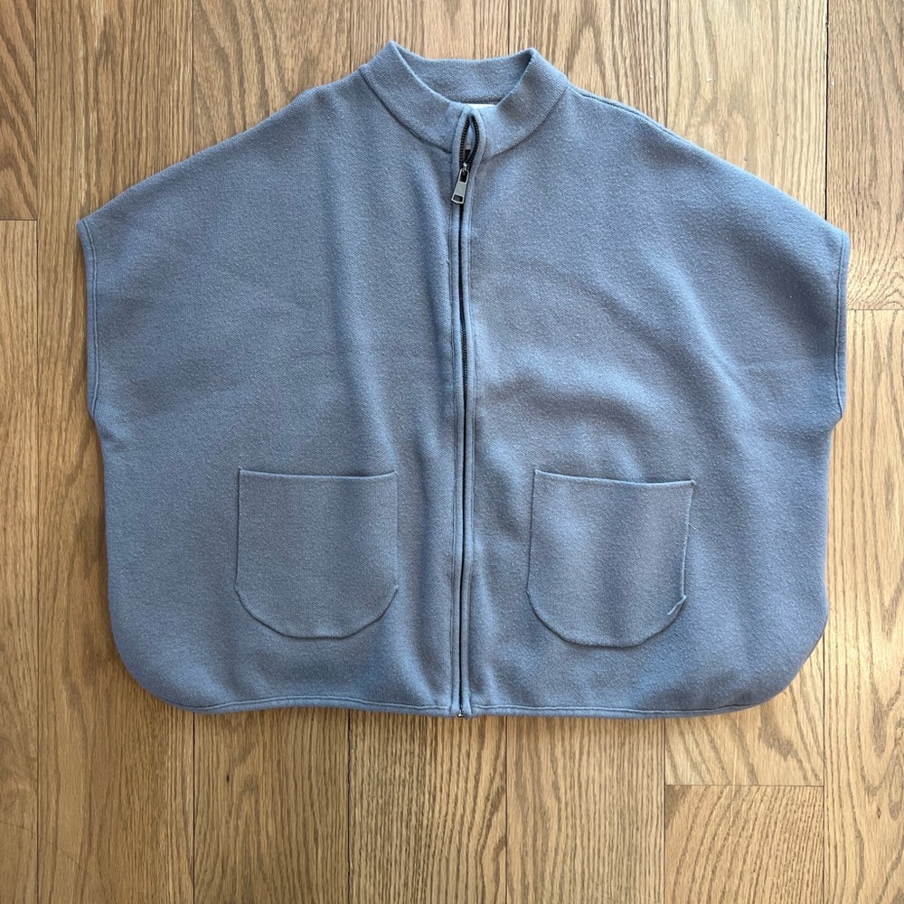 Girls Zara poncho.